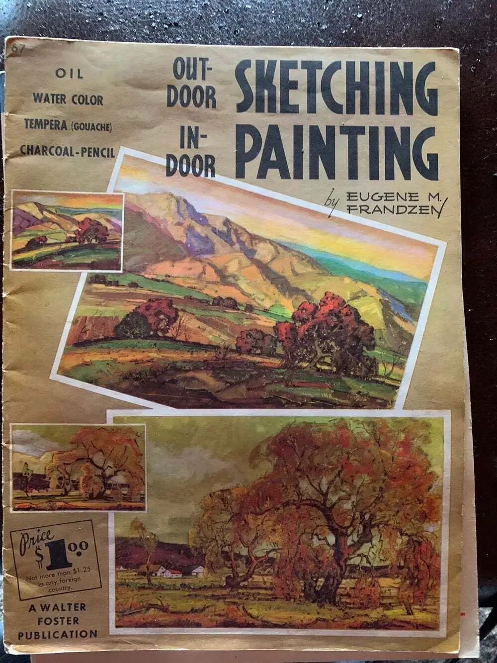 Vintage Artist three sketch and painting books